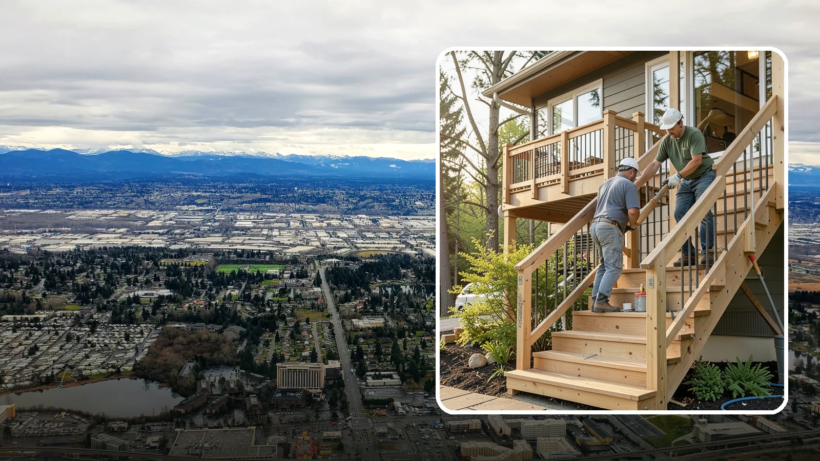Stair Construction in SeaTac, King County, WA - New staircases designed and built to code for safe, comfortable everyday use.