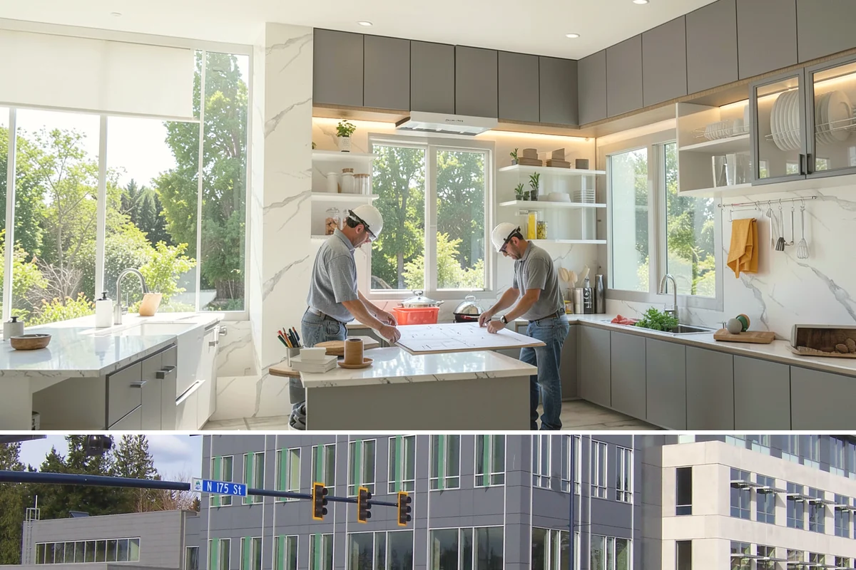 Stair Construction in Shoreline, King County, WA - Stair construction is interior work that proceeds year-round and is often timed with a broader remodel.