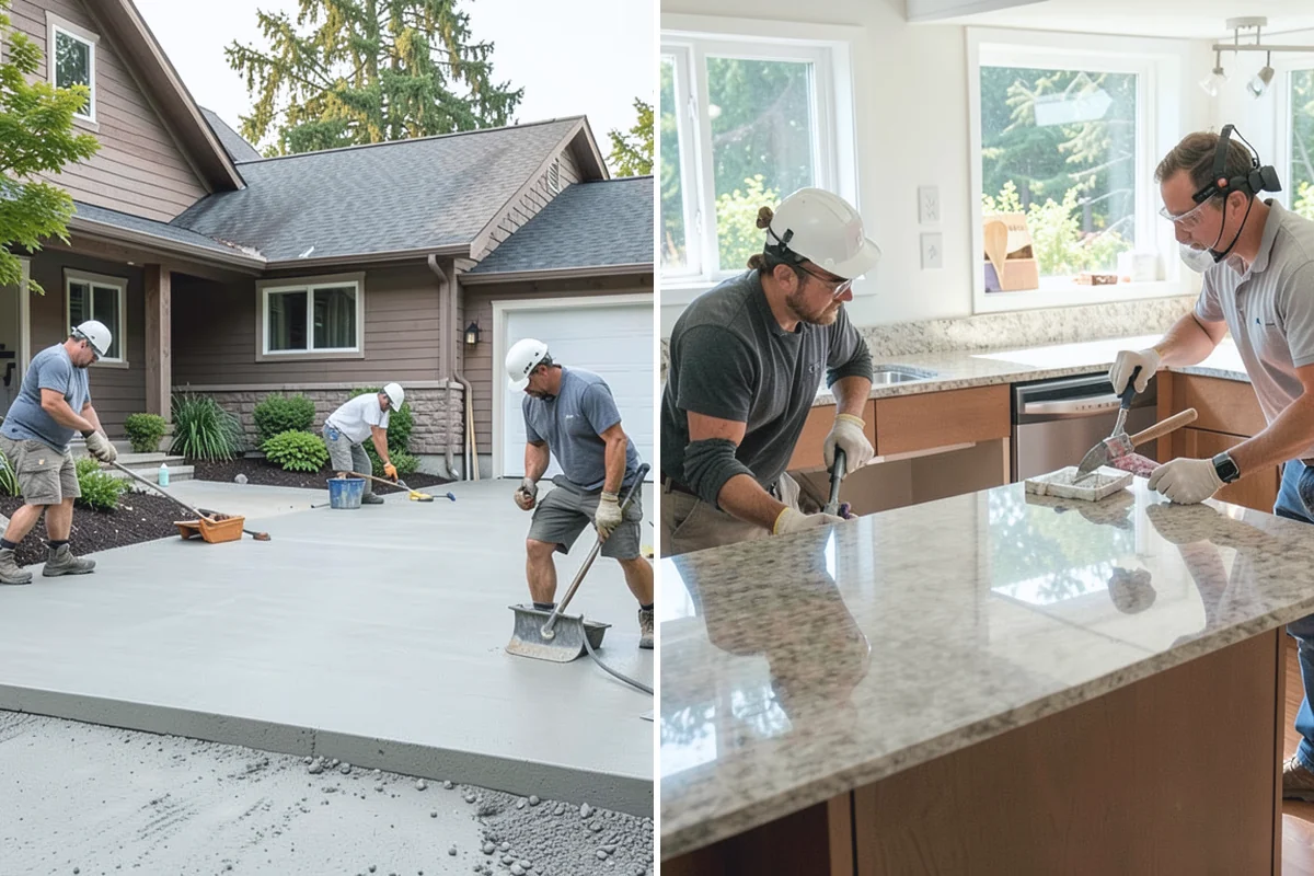 Stair Construction in Sumner, Pierce County, WA - Measure the opening and calculate rise and run