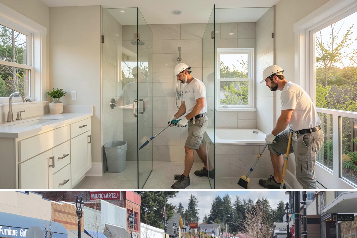 Stair Flooring Installation in Bothell, King County, WA - Stair flooring can be installed any time of year as an indoor, weather-independent project.