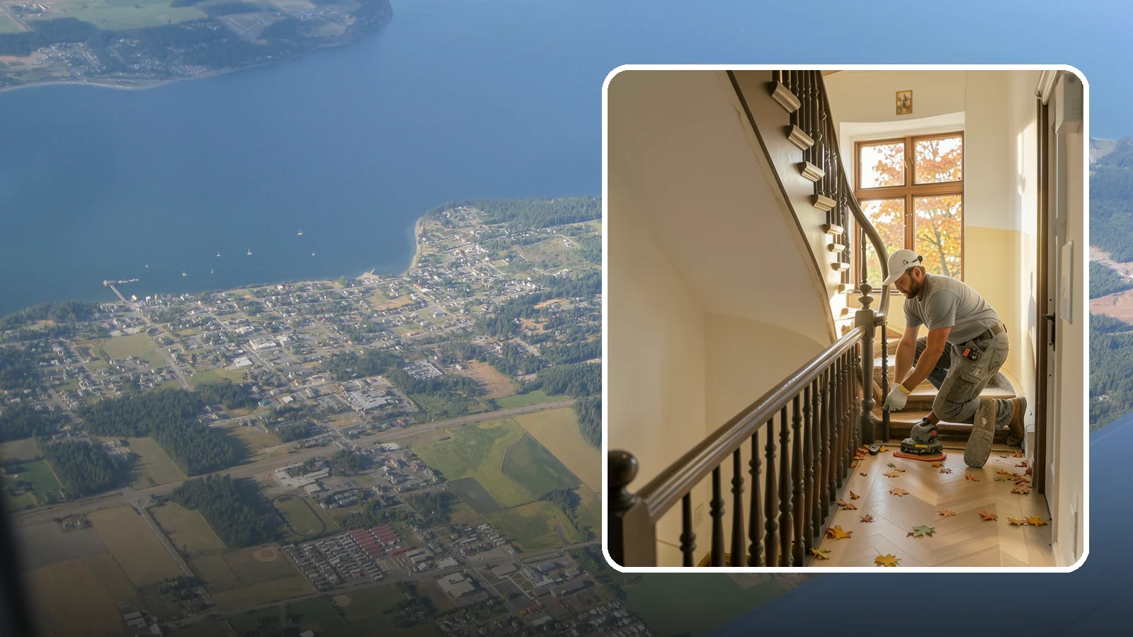 Stair Flooring Installation in Coupeville, Island County, WA - Precise stair flooring installation that delivers safe, attractive treads matched to your main floors.