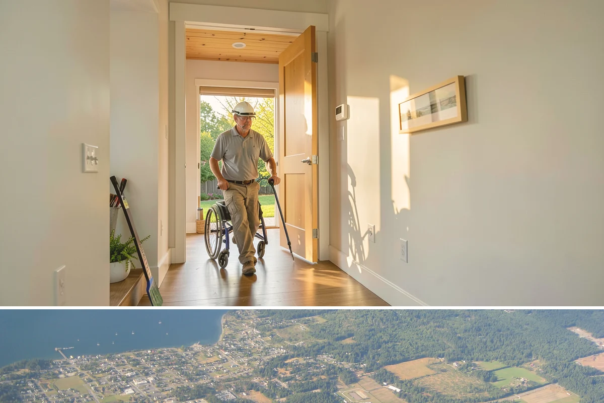 Stair Flooring Installation in Coupeville, Island County, WA - Stair flooring can be installed any time of year as an indoor, weather-independent project.