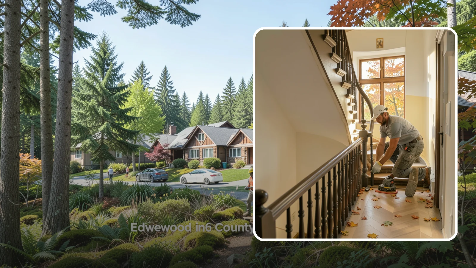Stair Flooring Installation in Edgewood, Pierce County, WA - Precise stair flooring installation that delivers safe, attractive treads matched to your main floors.