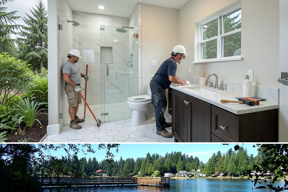 Stair Flooring Installation in Federal Way, King County, WA - Stair flooring can be installed any time of year as an indoor, weather-independent project.