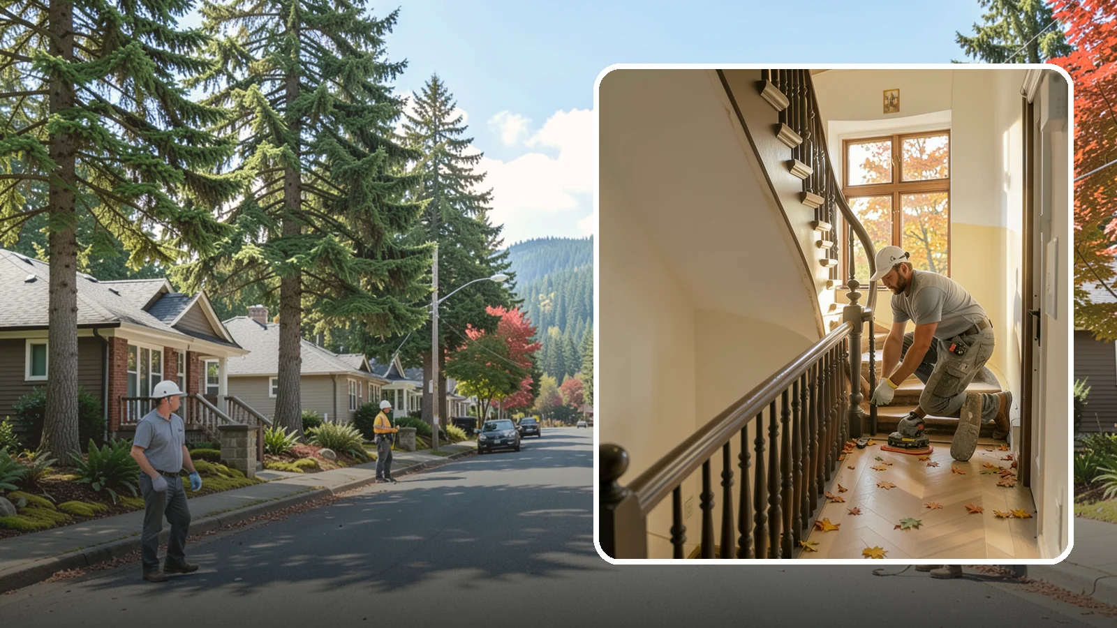 Stair Flooring Installation in Hunts Point, King County, WA - Precise stair flooring installation that delivers safe, attractive treads matched to your main floors.