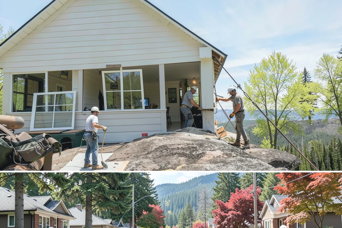 Stair Flooring Installation in Hunts Point, King County, WA - Stair flooring can be installed any time of year as an indoor, weather-independent project.