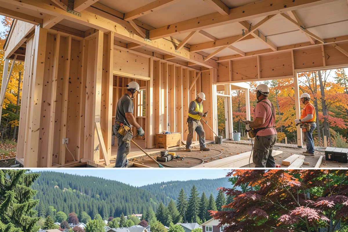Stair Flooring Installation in Index, Snohomish County, WA - Stair flooring can be installed any time of year as an indoor, weather-independent project.