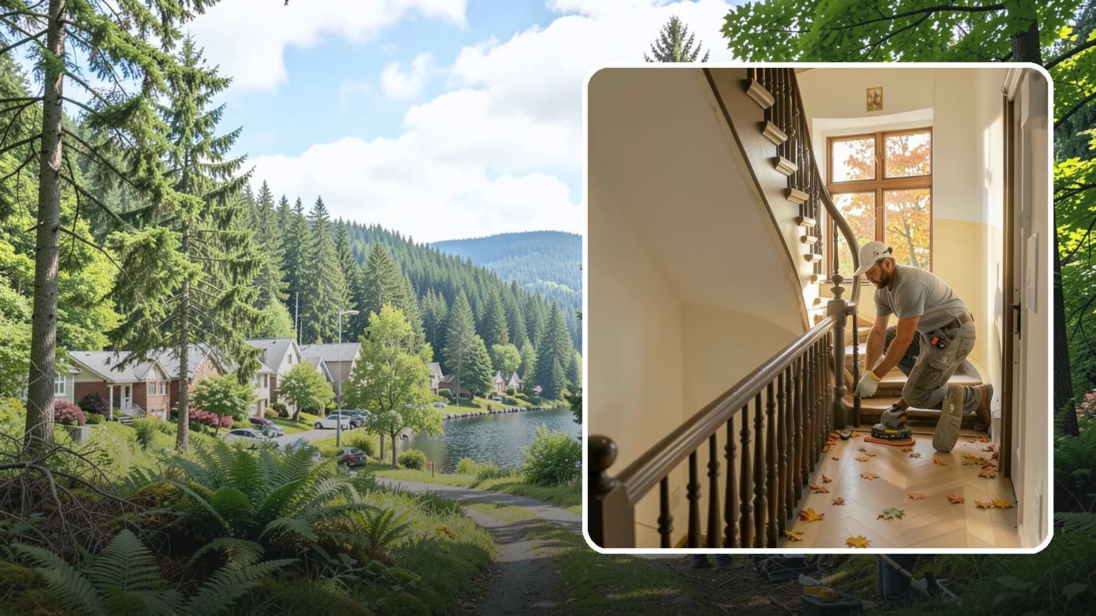 Stair Flooring Installation in Lake Forest Park, King County, WA - Precise stair flooring installation that delivers safe, attractive treads matched to your main floors.