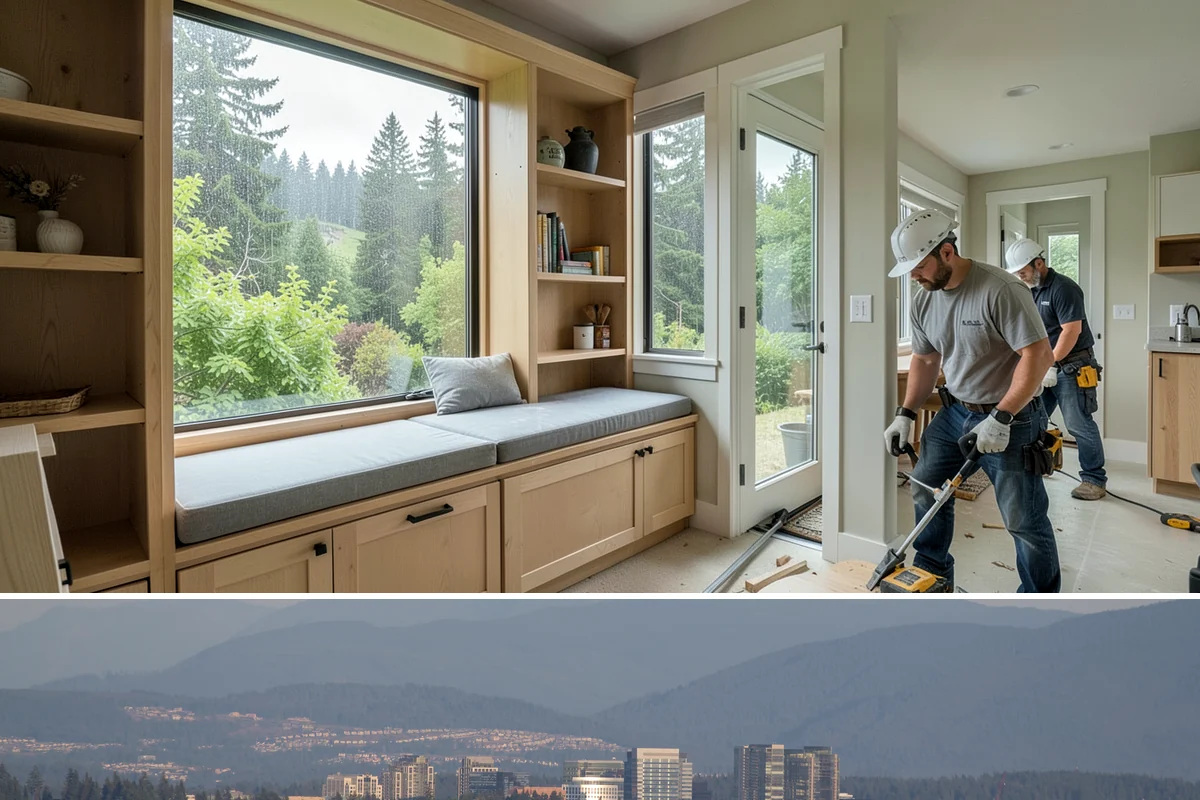 Stair Flooring Installation in Medina, King County, WA - Stair flooring can be installed any time of year as an indoor, weather-independent project.
