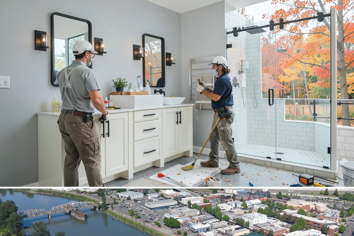 Stair Flooring Installation in Mount Vernon, Skagit County, WA - Stair flooring can be installed any time of year as an indoor, weather-independent project.