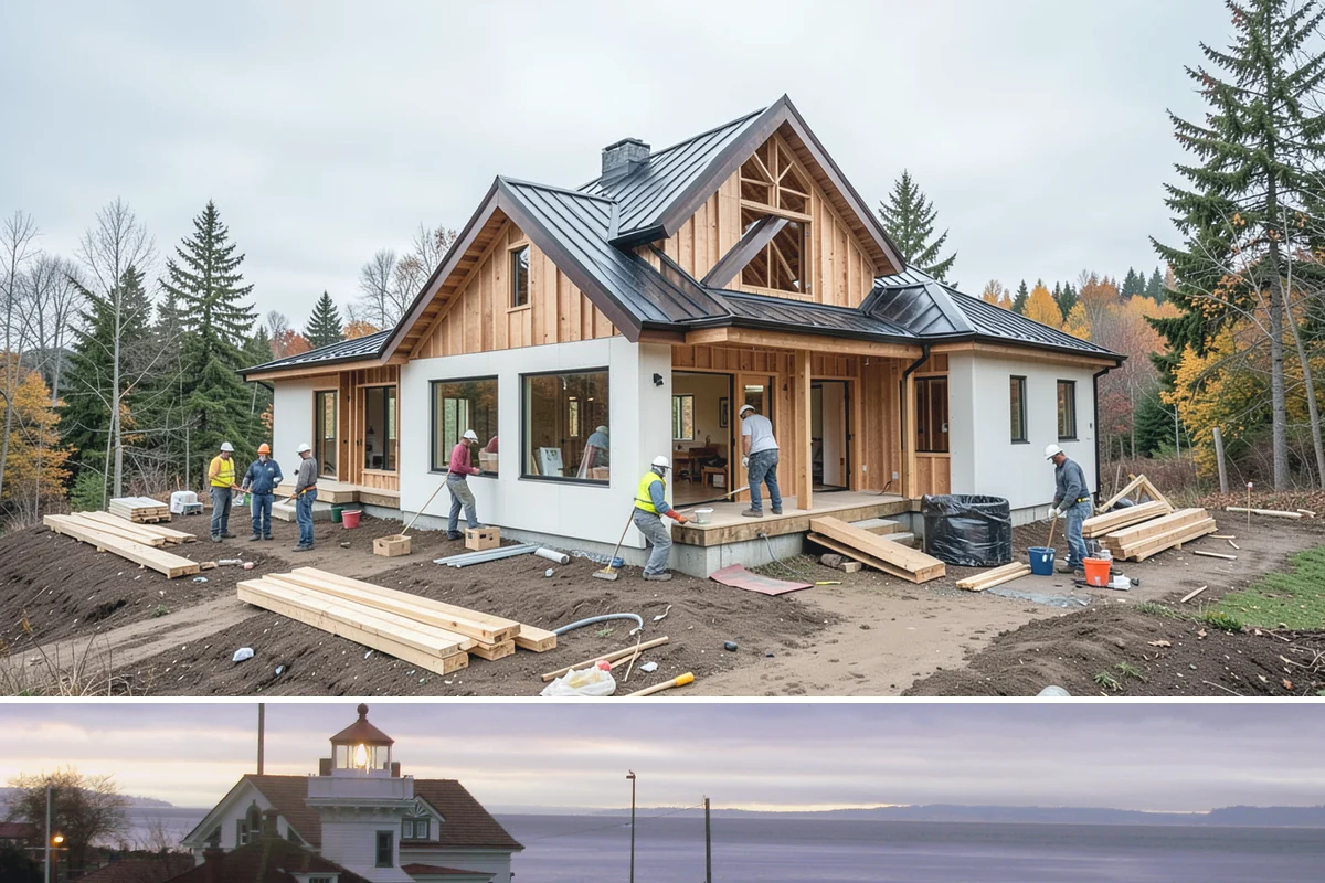 Stair Flooring Installation in Mukilteo, Snohomish County, WA - Stair flooring can be installed any time of year as an indoor, weather-independent project.