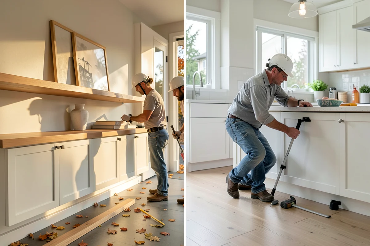 Stair Flooring Installation in Pacific, King County, WA - Measure each tread and riser precisely