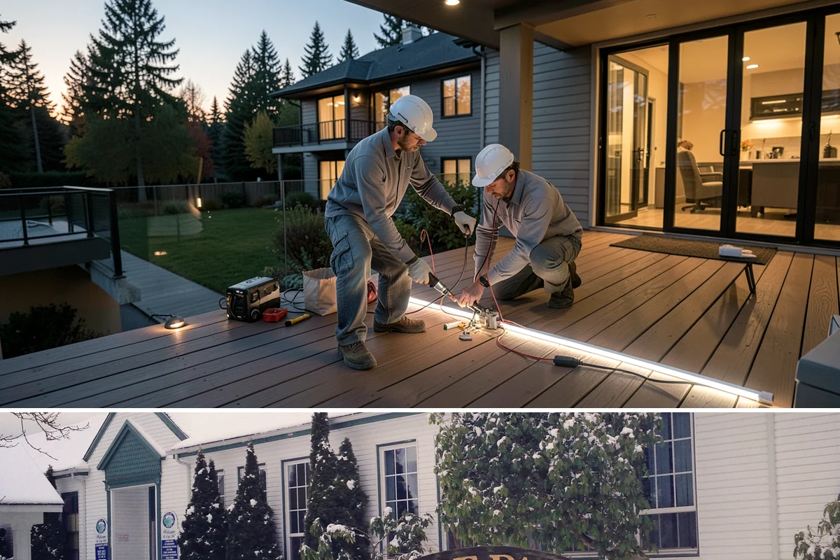Stair Flooring Installation in Pacific, King County, WA - Stair flooring can be installed any time of year as an indoor, weather-independent project.