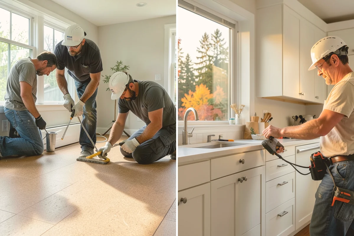 Stair Flooring Installation in Sammamish, King County, WA - Measure each tread and riser precisely