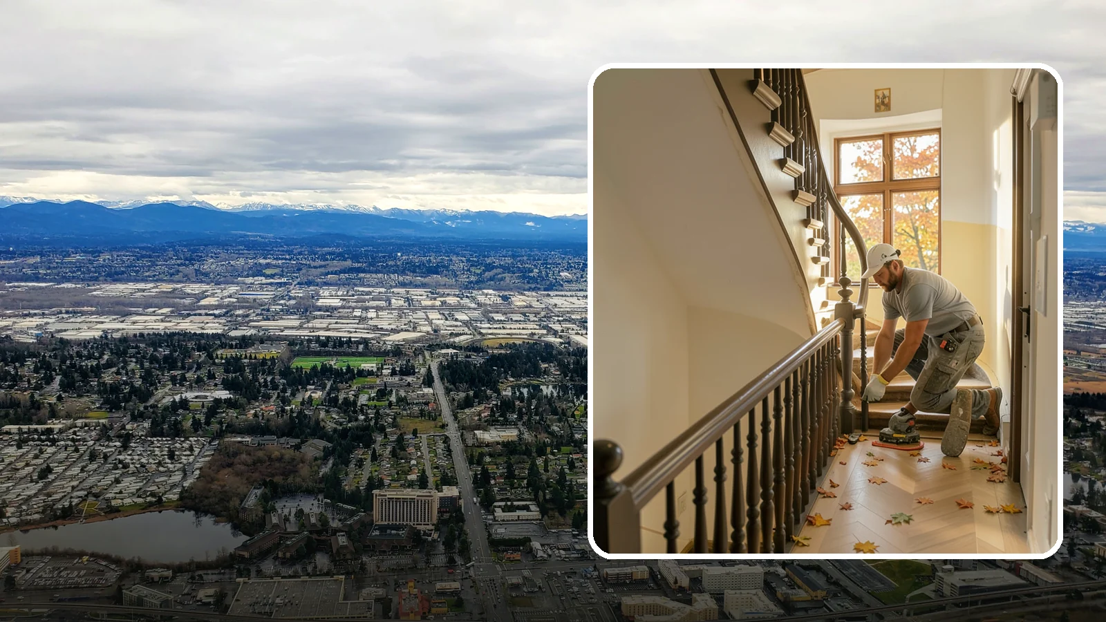 Stair Flooring Installation in SeaTac, King County, WA - Precise stair flooring installation that delivers safe, attractive treads matched to your main floors.