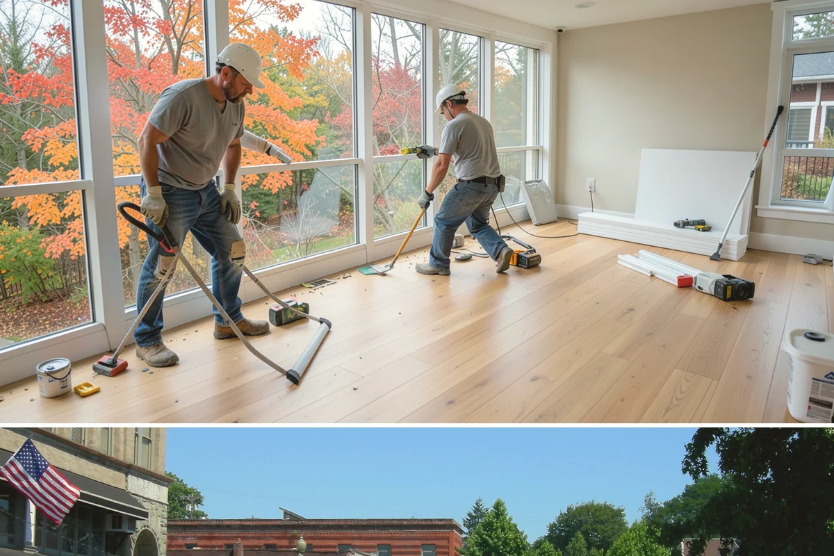Stair Flooring Installation in Snohomish, Snohomish County, WA - Stair flooring can be installed any time of year as an indoor, weather-independent project.