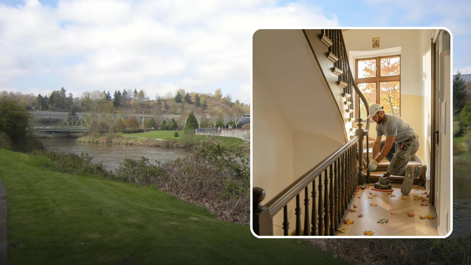 Stair Flooring Installation in Tukwila, King County, WA - Precise stair flooring installation that delivers safe, attractive treads matched to your main floors.