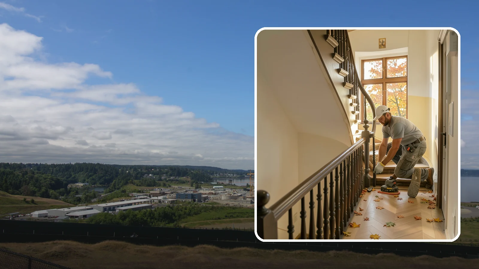 Stair Flooring Installation in University Place, Pierce County, WA - Precise stair flooring installation that delivers safe, attractive treads matched to your main floors.