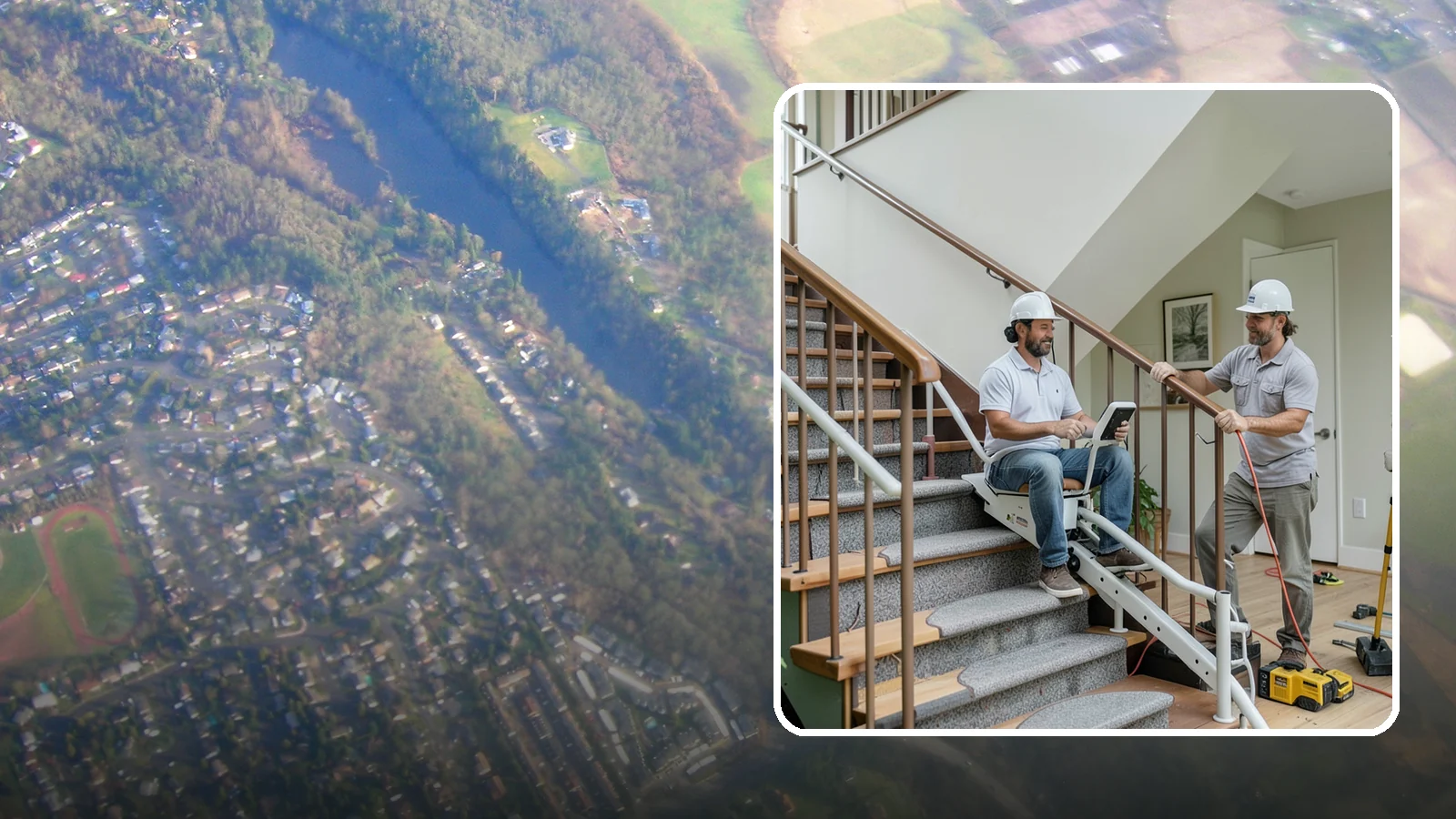 Stair Lift Installation in Algona, King County, WA - We install stair lifts that carry residents safely between floors without the strain of climbing.