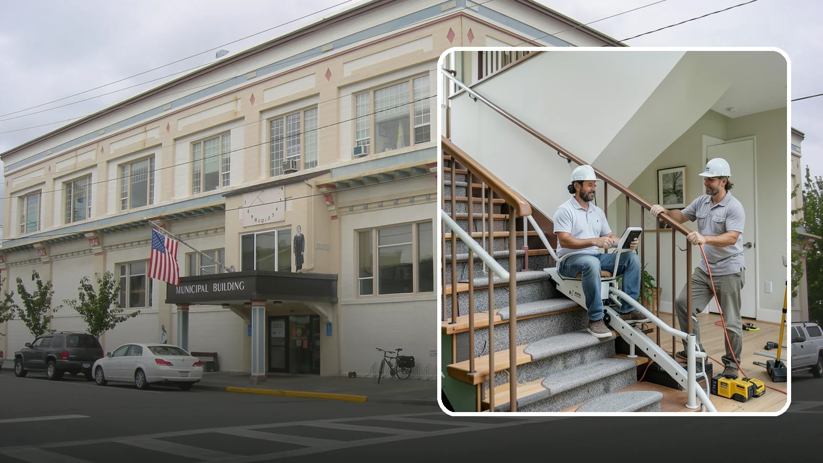 Stair Lift Installation in Anacortes, Skagit County, WA - We install stair lifts that carry residents safely between floors without the strain of climbing.