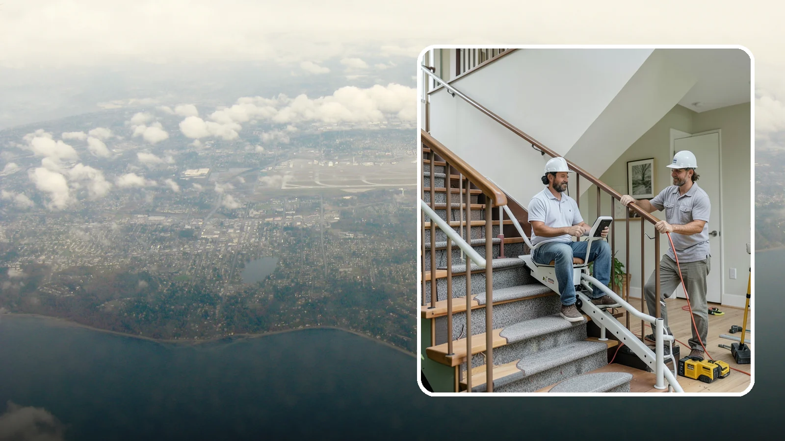 Stair Lift Installation in Burien, King County, WA - We install stair lifts that carry residents safely between floors without the strain of climbing.