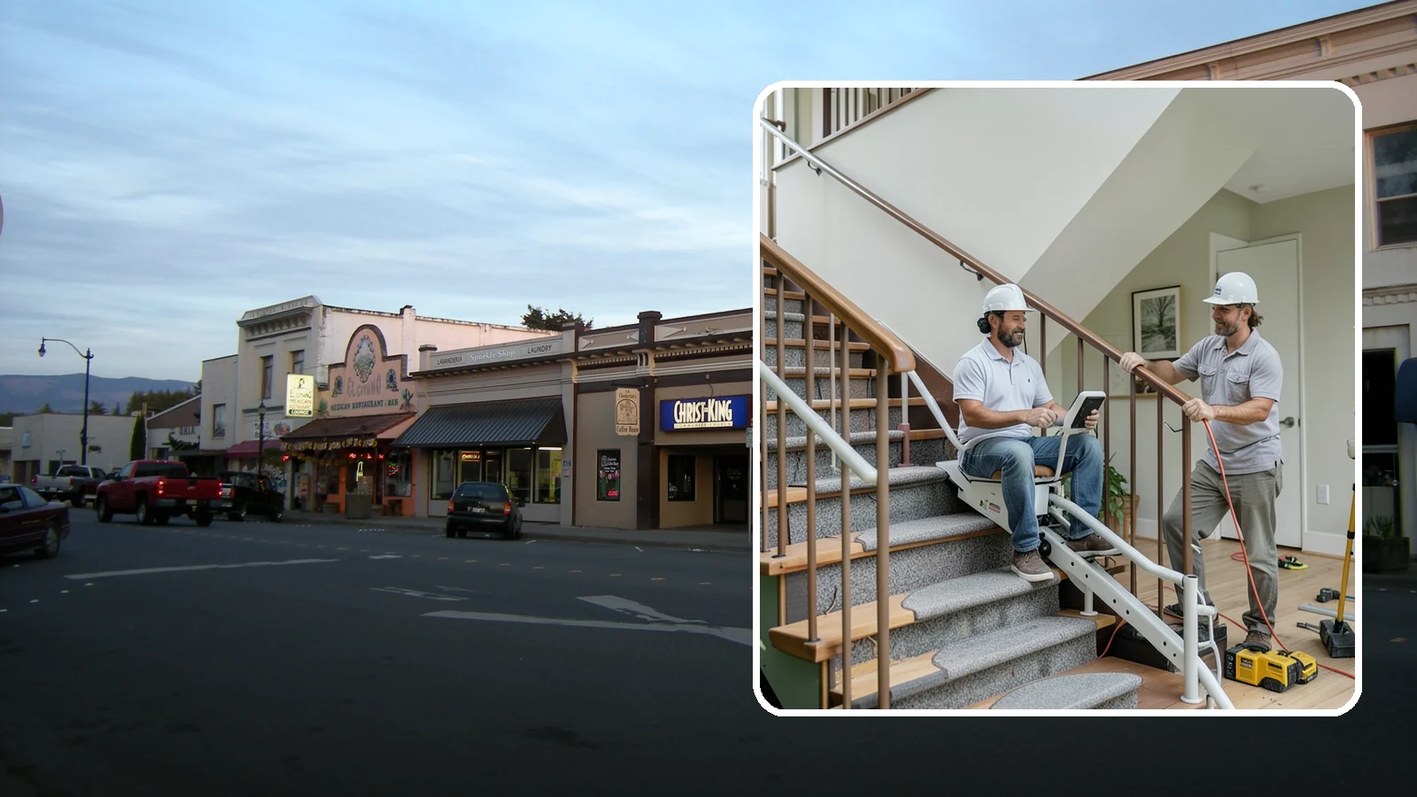 Stair Lift Installation in Burlington, Skagit County, WA - We install stair lifts that carry residents safely between floors without the strain of climbing.