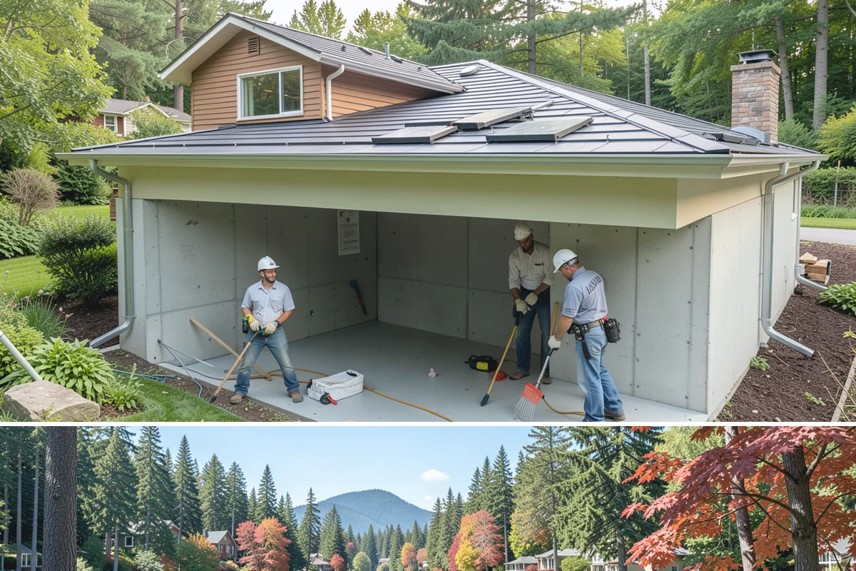 Stair Lift Installation in Covington, King County, WA - Stair lift installation is indoor work that can be scheduled in any season without weather delays.