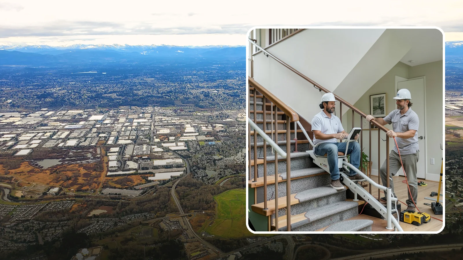 Stair Lift Installation in Kent, King County, WA - We install stair lifts that carry residents safely between floors without the strain of climbing.
