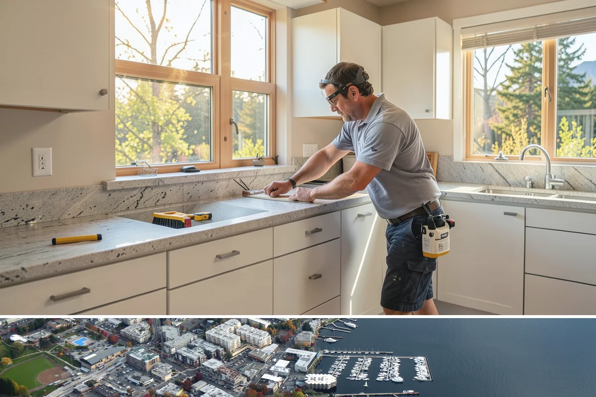 Stair Lift Installation in Kirkland, King County, WA - Stair lift installation is indoor work that can be scheduled in any season without weather delays.