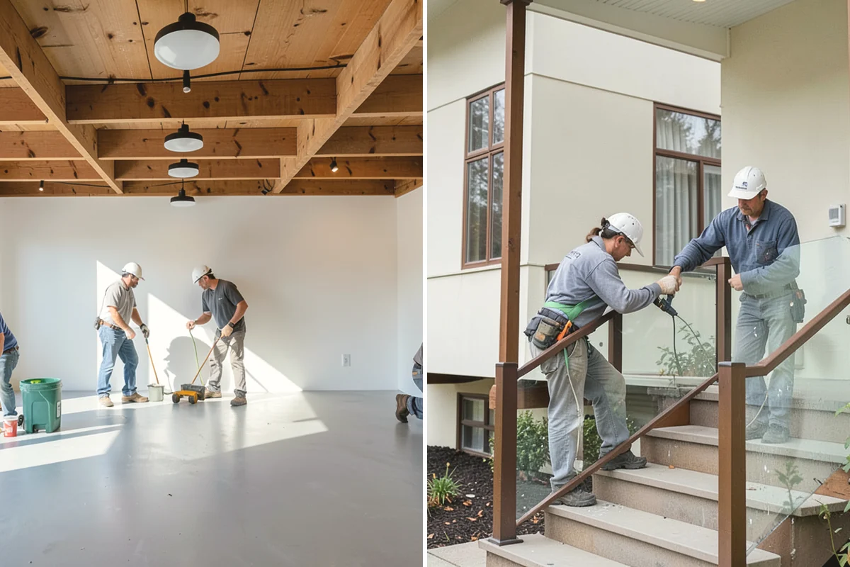 Stair Lift Installation in La Conner, Skagit County, WA - We measure the staircase and assess structural support