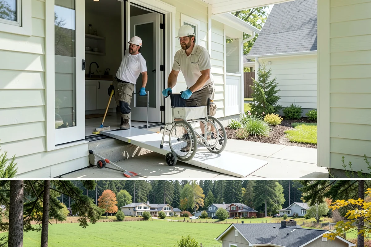 Stair Lift Installation in Lyman, Skagit County, WA - Stair lift installation is indoor work that can be scheduled in any season without weather delays.