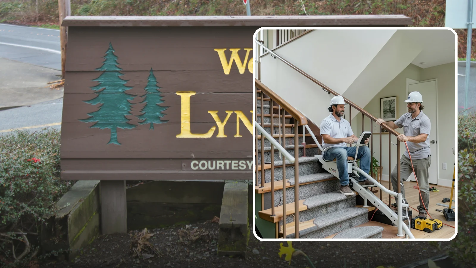 Stair Lift Installation in Lynnwood, Snohomish County, WA - We install stair lifts that carry residents safely between floors without the strain of climbing.