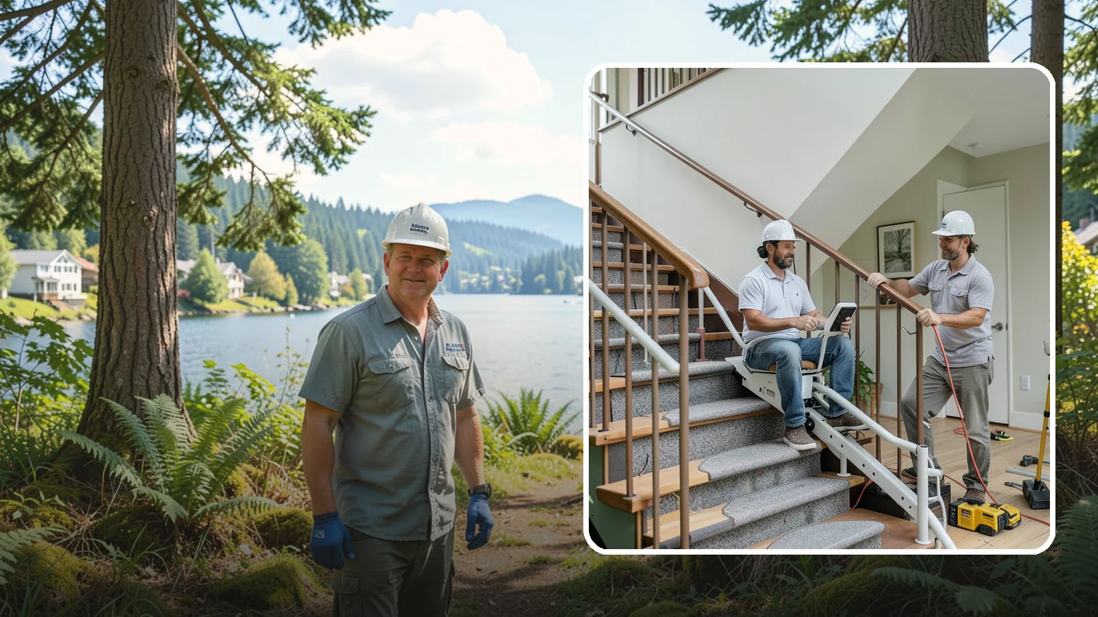 Stair Lift Installation in Milton, King County, WA - We install stair lifts that carry residents safely between floors without the strain of climbing.