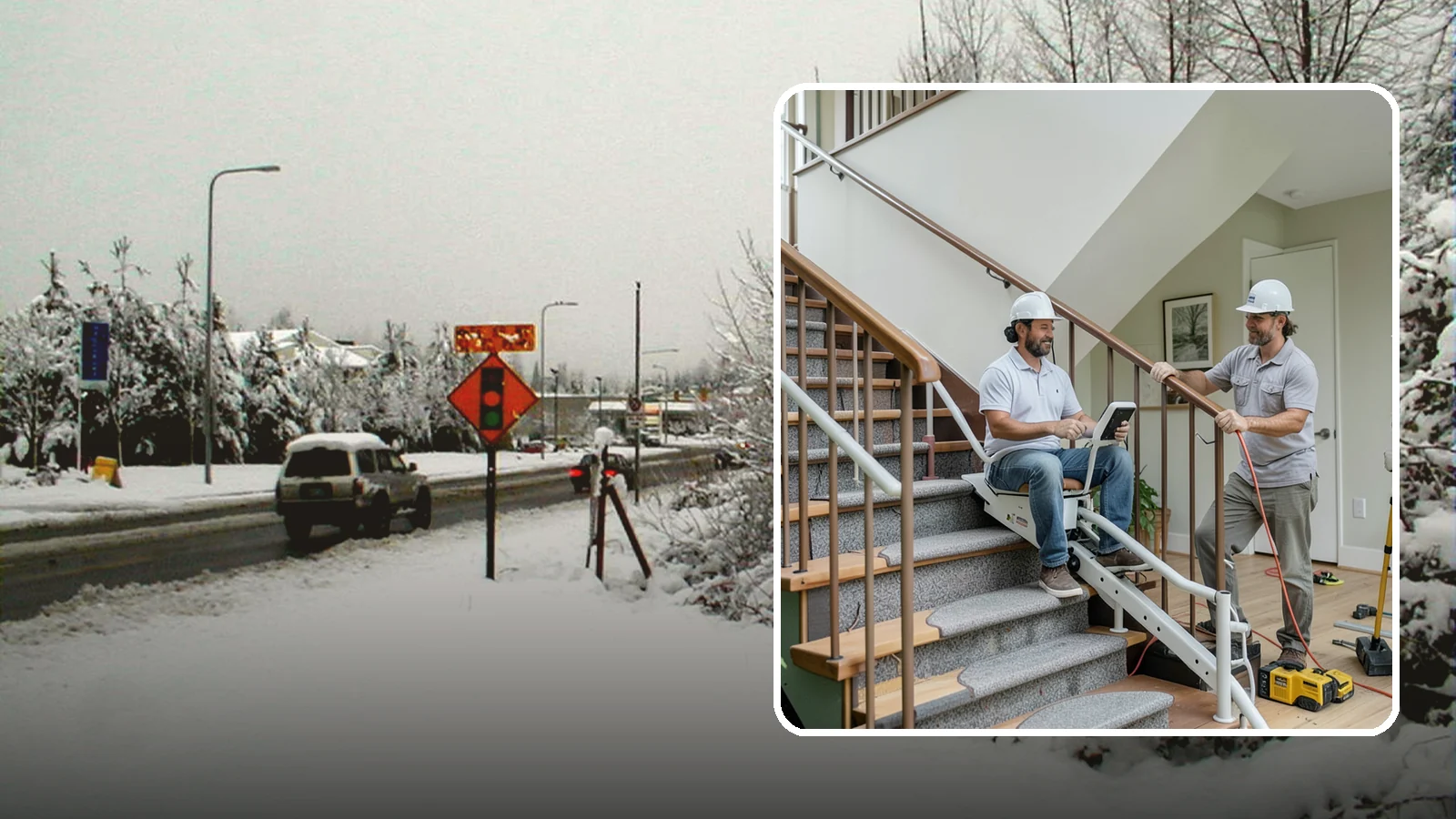 Stair Lift Installation in Newcastle, King County, WA - We install stair lifts that carry residents safely between floors without the strain of climbing.