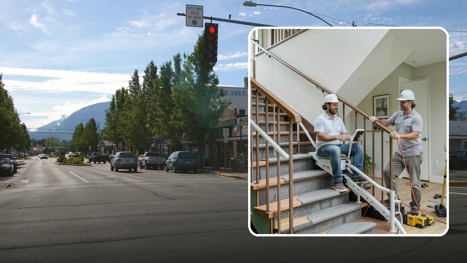 Stair Lift Installation in North Bend, King County, WA - We install stair lifts that carry residents safely between floors without the strain of climbing.