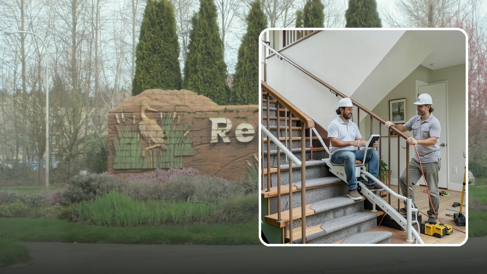 Stair Lift Installation in Renton, King County, WA - We install stair lifts that carry residents safely between floors without the strain of climbing.