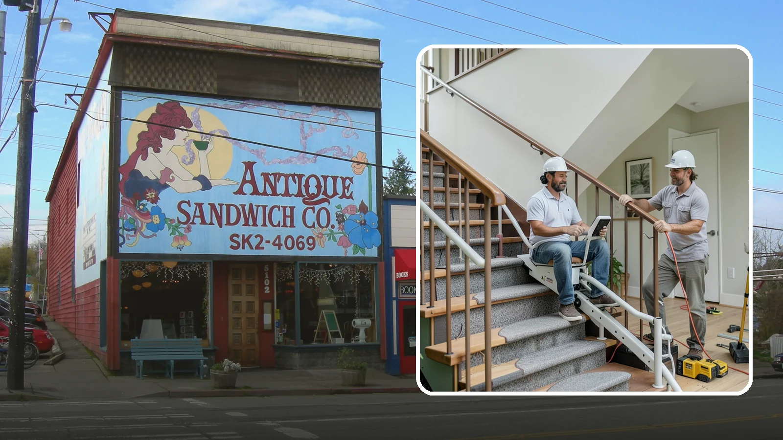 Stair Lift Installation in Ruston, Pierce County, WA - We install stair lifts that carry residents safely between floors without the strain of climbing.