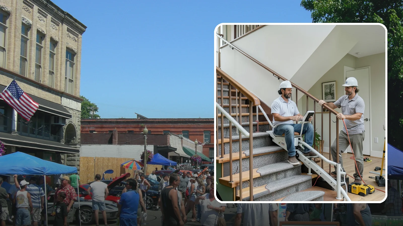 Stair Lift Installation in Snohomish, Snohomish County, WA - We install stair lifts that carry residents safely between floors without the strain of climbing.