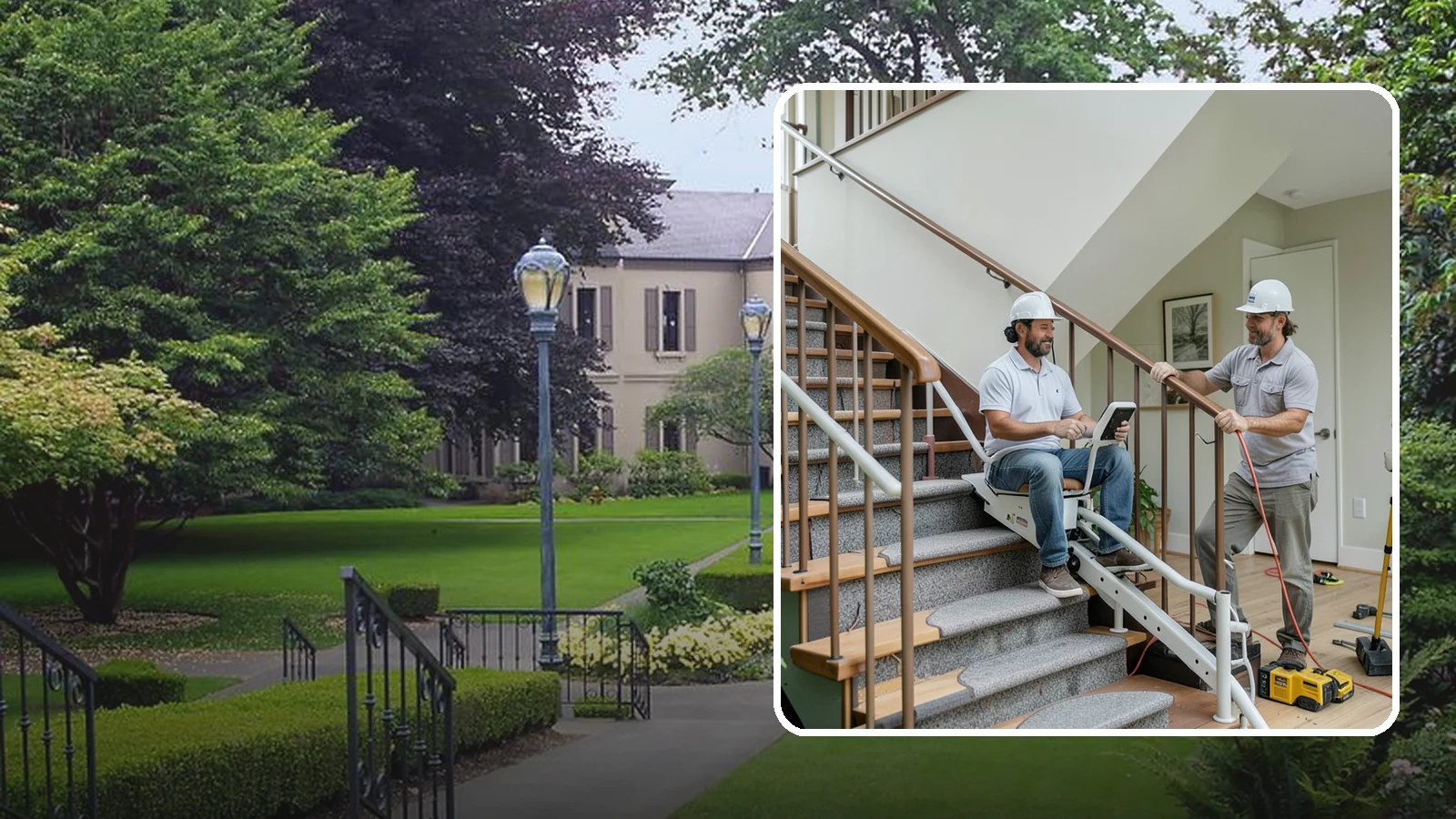 Stair Lift Installation in Woodinville, King County, WA - We install stair lifts that carry residents safely between floors without the strain of climbing.