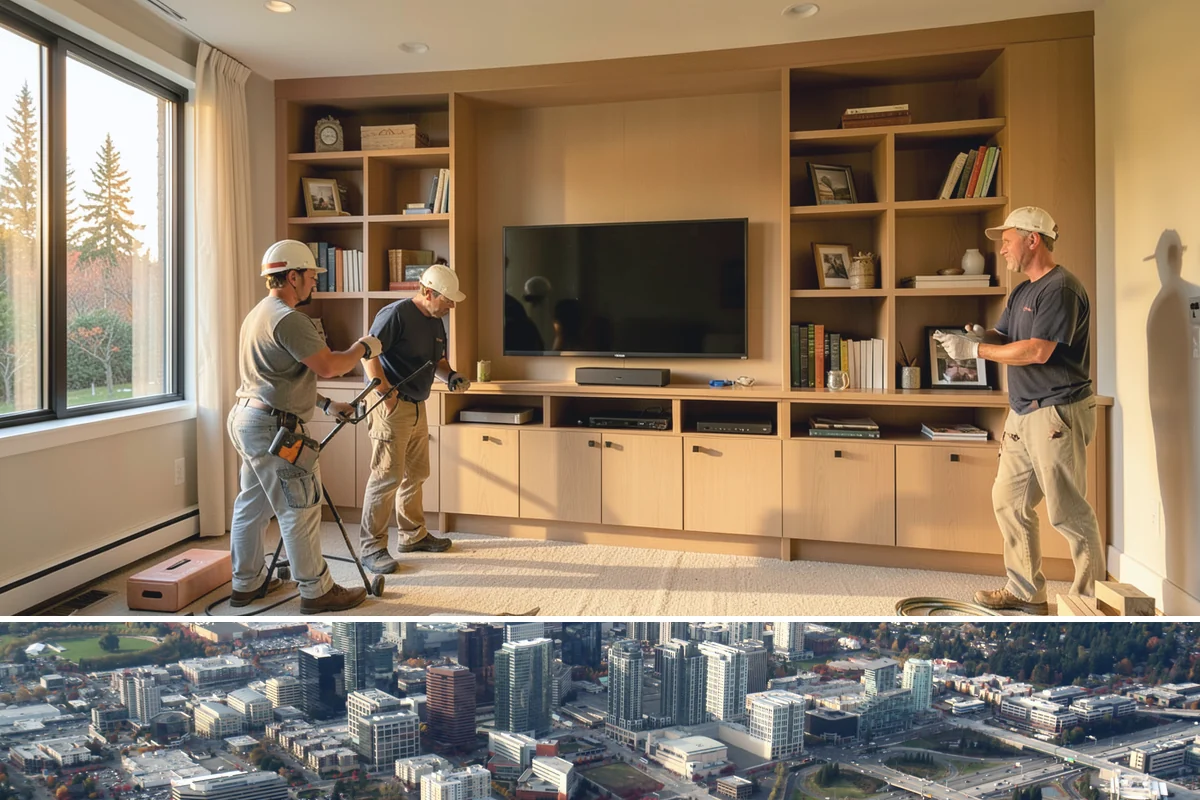 Stair Refinishing in Bellevue, King County, WA - Refinishing is best done when windows can occasionally air the space, though it can be scheduled in any season with proper...