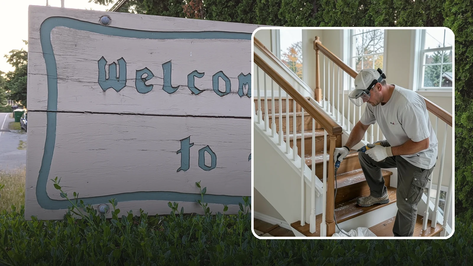 Stair Refinishing in Brier, Snohomish County, WA - Sanding and refinishing that restores worn wood stairs to their original beauty.