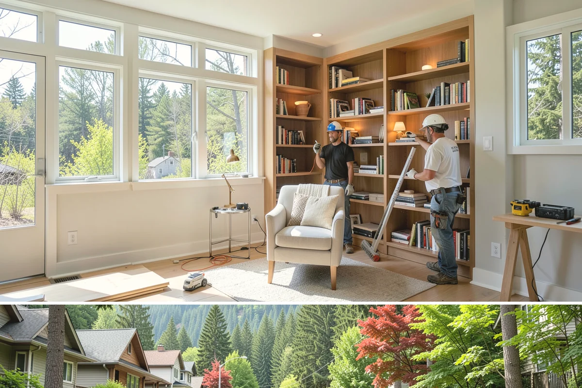 Stair Refinishing in Darrington, Snohomish County, WA - Refinishing is best done when windows can occasionally air the space, though it can be scheduled in any season with proper...
