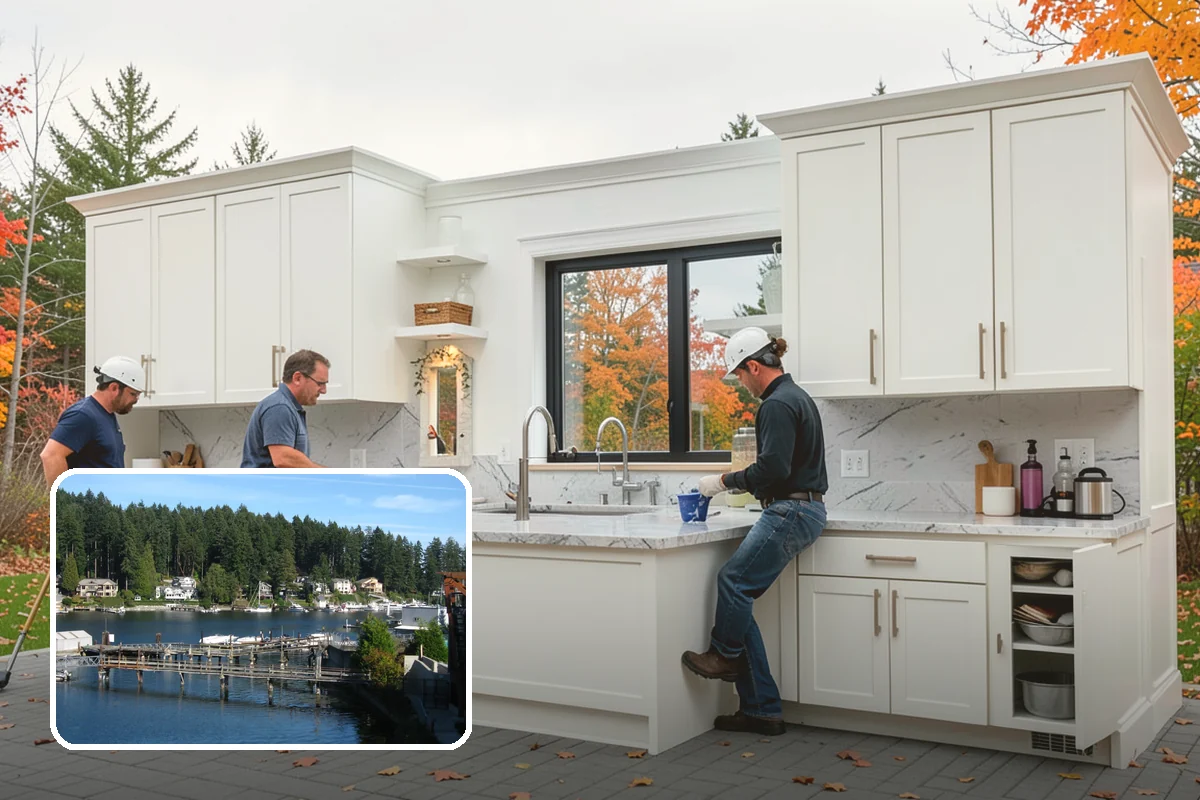 Stair Refinishing in Gig Harbor, Pierce County, WA - Restores worn treads without full replacement