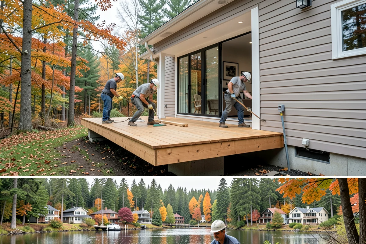 Stair Refinishing in La Conner, Skagit County, WA - Refinishing is best done when windows can occasionally air the space, though it can be scheduled in any season with proper...