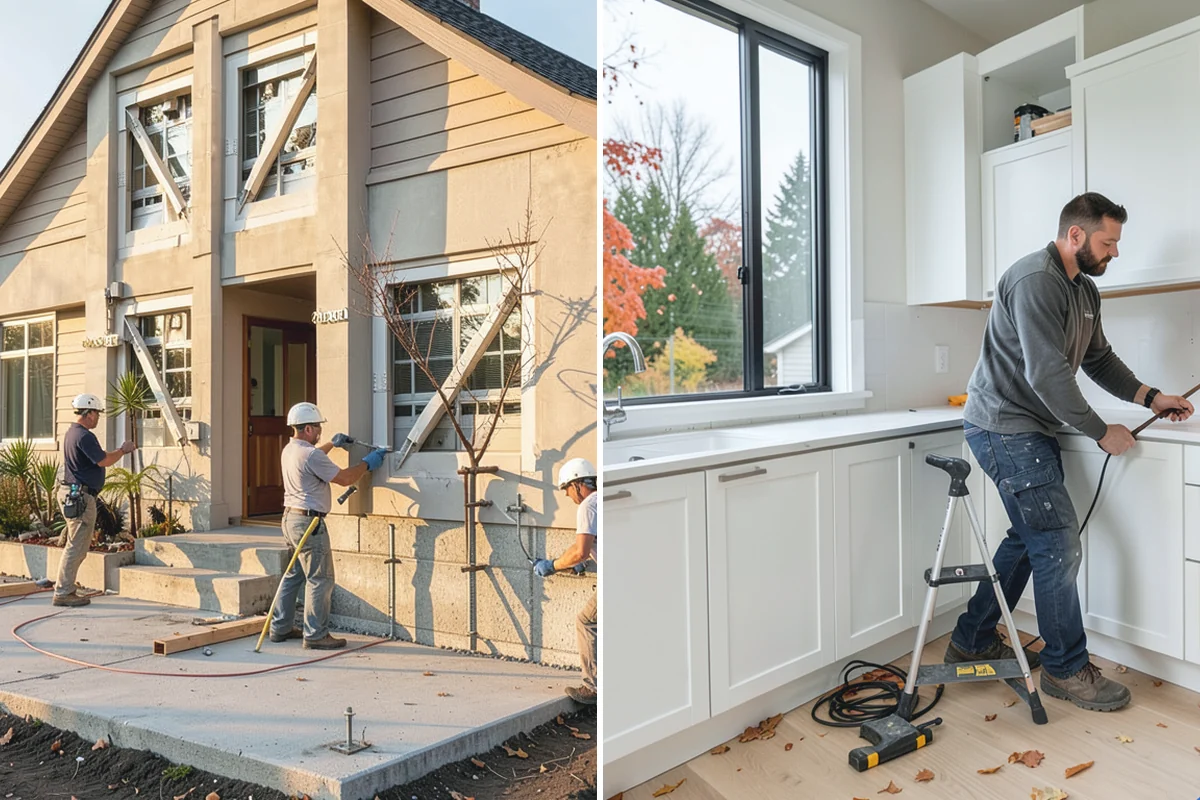 Stair Refinishing in Medina, King County, WA - Sand treads and handrails to bare wood