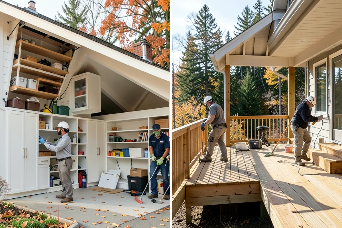 Stair Refinishing in Normandy Park, King County, WA - Sand treads and handrails to bare wood