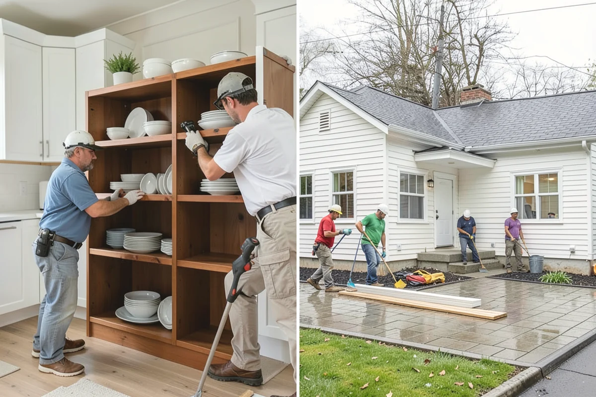 Stair Refinishing in Steilacoom, Pierce County, WA - Sand treads and handrails to bare wood