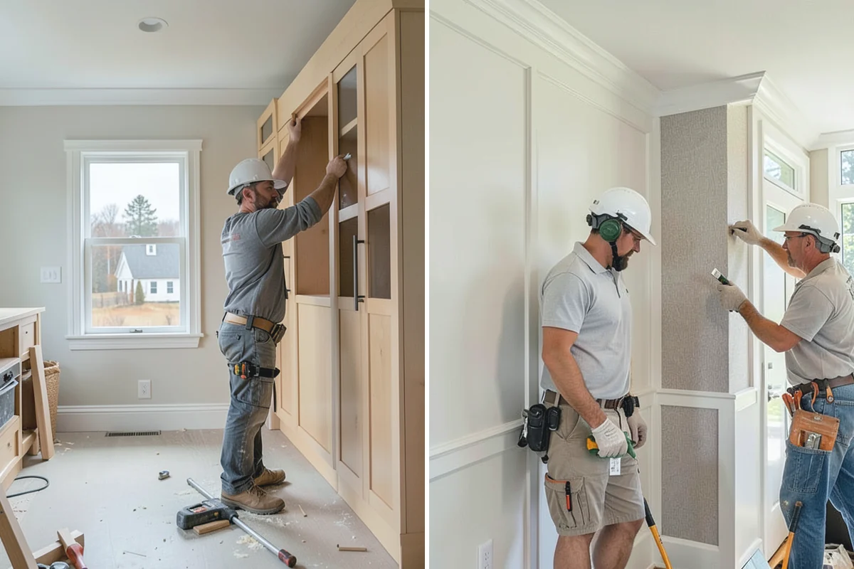 Stair Refinishing in Woodinville, King County, WA - Sand treads and handrails to bare wood