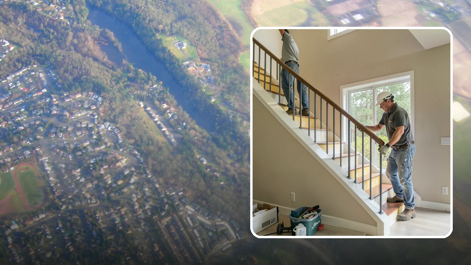 Stair Remodeling in Algona, King County, WA - Staircase makeovers that update treads, risers, and railings for a fresh look.