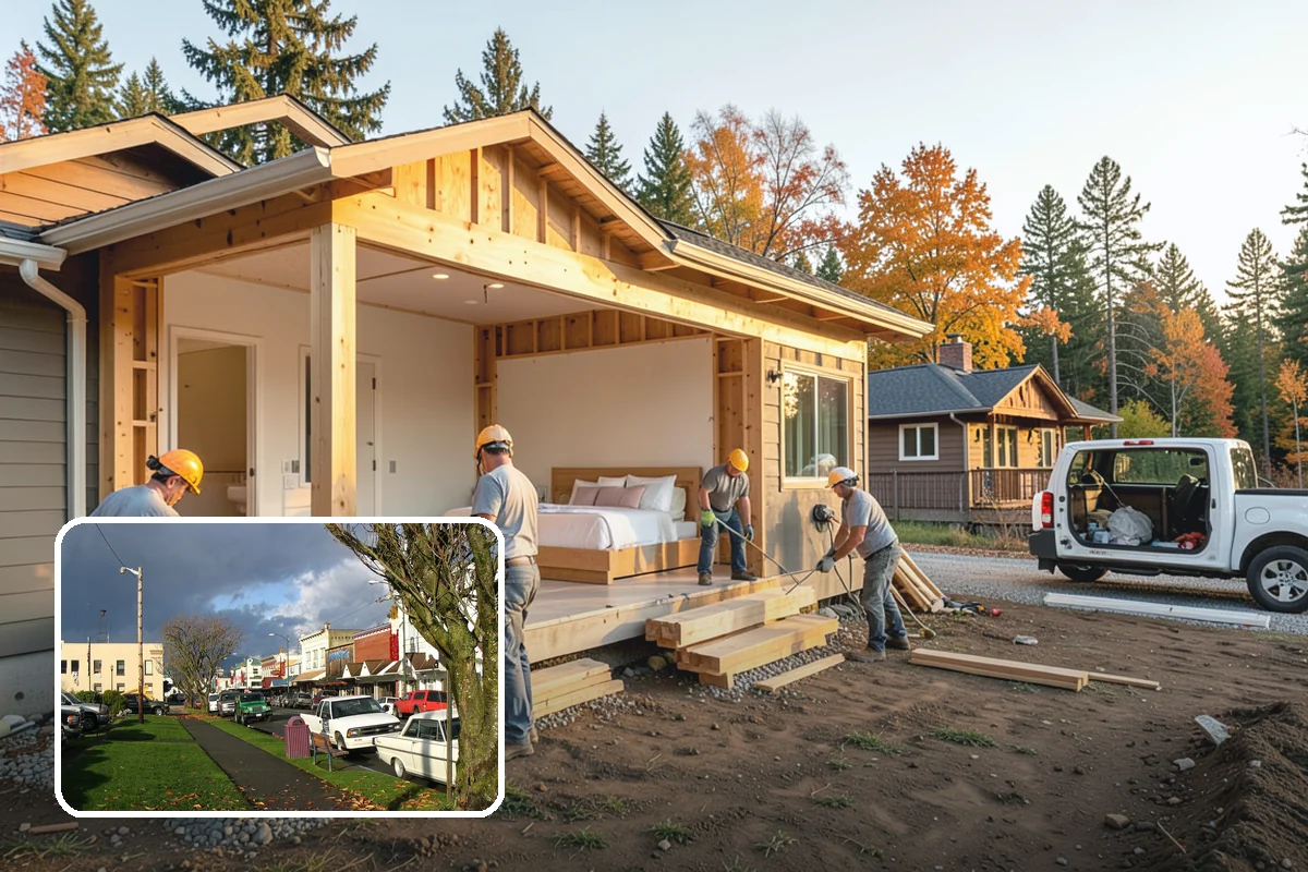 Stair Remodeling in Arlington, Snohomish County, WA - Major visual upgrade using existing framing